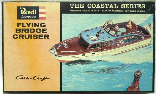 Revell 1/56 Chris Craft Flying Bridge Cruiser - The Coastal Series, H302-100 plastic model kit